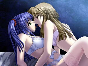 naked cartoon lesbians kissing - Free Hentai Lesbian Porn image #56931