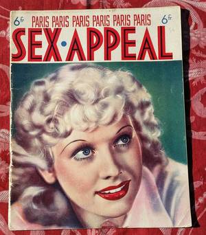 French Porn Magazine Covers - Art Deco French 1930's Paris Sex Appeal Soft Porn Magazine RisquÃ© Nude  Pictures Erotica publication