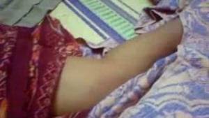 indian husband wife sex - Voyeur video of Tamil wife sleeping in her night dress captured