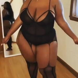 black bbw porn stars lingerie - Thick Ebony BBW in Lingerie | xHamster