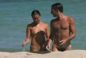 nude beach cal - Close up spy video of fat pussy on nude beach in California