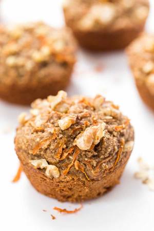 Blender Egg Porn - These HEALTHY Carrot Cake Blender Muffins are a great way to sneak in some  extra fruit