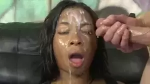 ebony cum facial surprise - Ebony Facial Surprise Compilation | xHamster