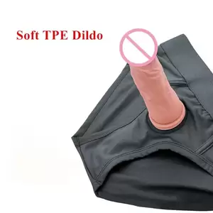 black dildo sex - Realistic Strap-on Dildos For Women Artificial Soft Black Dildo Penis Sexy  Porn Underwear Woman Sex Toys Wearable Dildo Panties - AliExpress