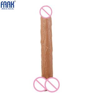 long anal dildo sex toy - FAAK Porn Masturbation Super Long Dildo High Elasticity Insert Anal Sex Toys  For Women Touch G
