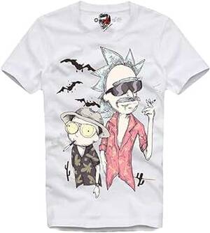 Hentai Bondage Slave Porn - E1Syndicate T Shirt Fear and Loathing in LAS Vegas Rick & Morty White :  Amazon.ca: Clothing, Shoes & Accessories