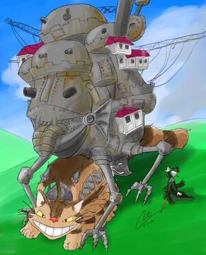 ghibli hentai - Super Howl's Moving Castle - Le Chateau Ambulant (Ghibli) Ass Sex â€“ Hentai .bang14.com