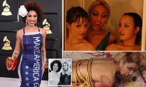 Mariah Carey Bondage Porn - Trump's favorite singer Joy Villa is bondage loving model | Daily Mail  Online