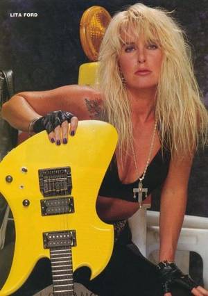 Lita Ford Porn - LITA FORD pinup - I CAN'T STAND IT ZTAMS