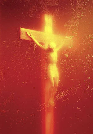 Crucifixion Porn Pissing - The Red Pope Meets Piss Christ | Art for a Change