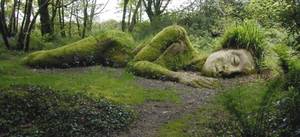 lost in the forest - 'The Moss Maid' - Lost Gardens of Heligan, England