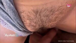 Hot Hairy Pussy Cum - Fucking hot with the hairy pussy until he cum inside - XVIDEOS.COM