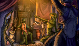 Elder Scrolls Skyrim Argonian Porn - e621 2012 anthro argonian beverage breasts chair char class claws clothedâ€¦ Elder  ScrollsDigital MediaClawsSkyrimCharacter ...