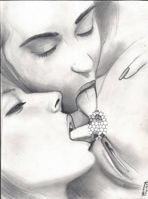 Lesbian Porn Black And White Drawings - Orginal lesbian Erotic nude akt Zeichnung ,drawing art dessin sex