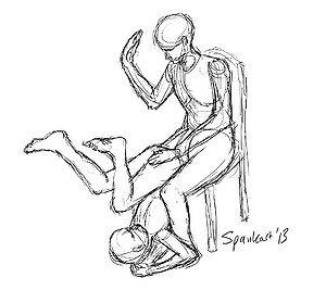 adult spanking positions art - Spanking Positions Drawings | BDSM Fetish