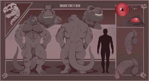 Furry T Rex Porn - Maku the T-rex by Burrserk - Hentai Foundry