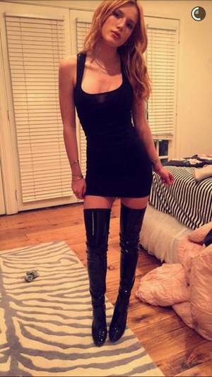 Bella Thorne High Heels Porn - There are 2 tips to buy these shoes: bella thorne thigh high boots vinyl.