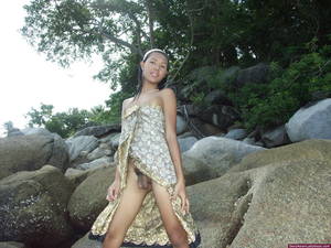 beautiful asian ts girls - Cute asian TS parading naked and flashing