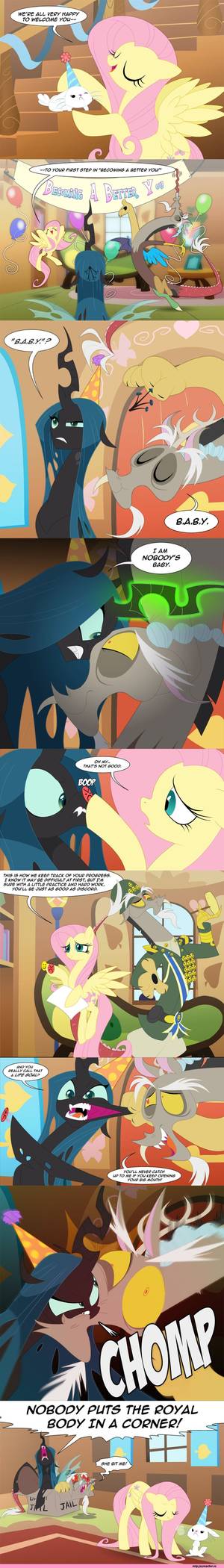 Mlp Fluttershy X Sans Porn - DiscorderlyConduct - Baby Got Backtalk by peachiekeenie I love how Discord  is trying to reason with Fluttershy that it was all her fault XD<<---Yeah  he ...