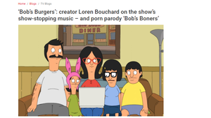 Bobs Burgers Porn Parody - Bob's Burgers': creator Loren Bouchard on the show's show-stopping music â€“  and porn parody 'Bob's Boners' â€“ Gary Ryan