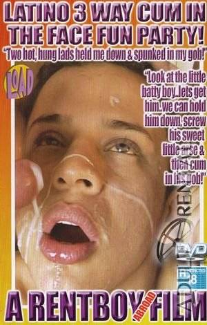 face cum at party - Latino 3 Way Cum In The Face Fun Party