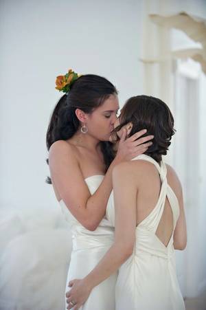 Hot Lesbian Wedding - Lesbian Wedding