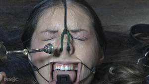 bondage facial - Sister Dee's mouth gets fucked by flies â€“ Sister Dee (The Fly). Mar