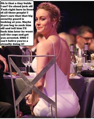 Brie Larson Porn Captions - Brie Larson humiliates you at the Oscars : r/HumiliationCaptions
