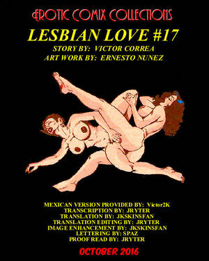 erotica lesbian cartoon - Lesbian Love # 17- Erotic Comix (English) - Porn Cartoon Comics