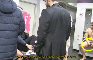 naked body in a changing room - 