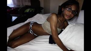 Nerdy Black Girl - Nerdy Ebony Teen Gets Her Pink Hole Filled With White Meat Video at Porn Lib