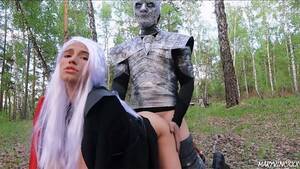 Game Of Thrones Cosplay Porn - Game of Thrones Cosplay: Daenerys & Arya Loves Big Dick of the Night King -  Pornhub.com