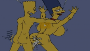 funny cartoon ass fuck - Simpsons Porn Cartoon: Marge Gets Fucked In The Ass And Gets A Creampie -  Simpsons Porn