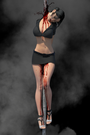 Impaled Snuff Porn - Girl sloppily impaled on spike | MOTHERLESS.COM â„¢