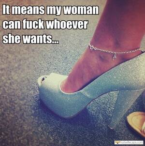 High Heels Porn Caption - Anklet, Sexy Memes Hotwife Caption â„–13942: high heel and feet jewelry teels  a lot about her
