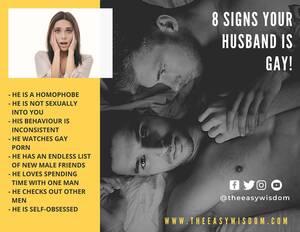 My Husband Is Gay Porn - Is My Husband Gay? What Do I Do Now? Signs of a Gay Husband! | by The Easy  Wisdom Media | Medium