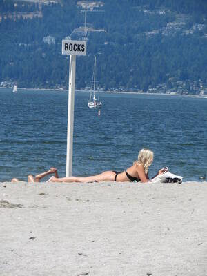 bottomless nude beach voyeur - Kits Beach Pictures | Stephen Rees's blog