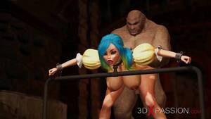Female Ogre Porn - Beautiful female elf gets fucked by the big ogre in the dungeon by  3dxpassion | Faphouse