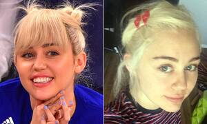 Miley Cyrus Flexible Porn - Miley Cyrus might think her bangs are 'weird', but here are FEMAIL's tricks  | Daily Mail Online
