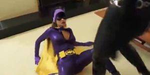Batgirl Porn Blowjob - Batgirl badly humiliated by Catwoman