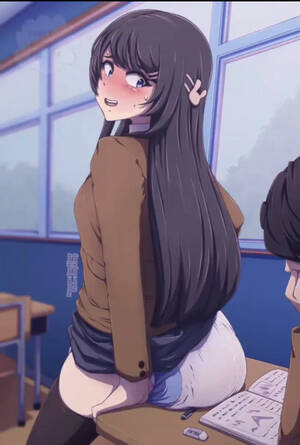 diaper hentai videos - Mai Sakurajima poops her diaper in class (No Audio) - ThisVid.com