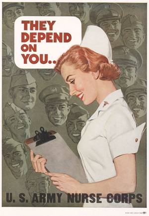 Army Cartoon Porn Nurses - U.S. Army Nurse Corps