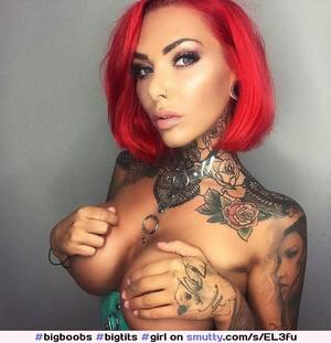 mature tattoo tits - Redhead has Big Boobs - #bigboobs #bigtits #girl #hot #mature #milf #nude # tattoo | smutty.com