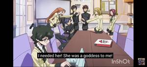 Code Geass Porn Ren - Guys do you remember the scene when Nina tries to kill Zero?Why this image  appears during that moment? Your thoughts : r/CodeGeass
