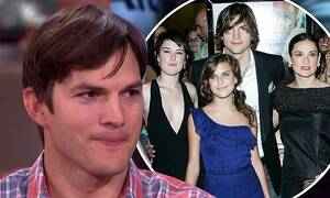 Demi Moore Sex Tape - Ashton Kutcher credits Demi Moore for preparing him for fatherhood | Daily  Mail Online