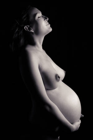 naked pics your wife pregnant - File:B&W nude pregnant woman.jpg - Wikimedia Commons