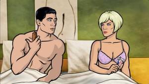 Mallory Archer Porn - The Snickers wrapper as condom jokeâ€”the look she's giving him almost makes  up for