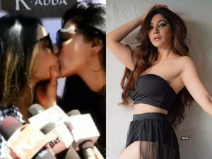Kim Kardashian Lesbian Sex Porn - Locking lips with Nia Sharma to being called a 'lesbian'; a look at Bigg  Boss OTT fame Zeeshan Khan's girlfriend Reyhna Pandit | The Times of India