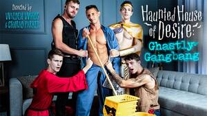 next door gangbang - Next Door Studios: Ryan Jordan, Jax Thirio, Trevor Harris, Kyle Wyncrest  and Jayden Marcos in 'Haunted House of Desire: Gastly Gang-Bang' - WAYBIG