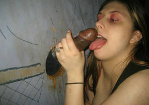 amateur interracial big black cock - Gloryhole White Lady Sucks Big Black Cock Interracial Photo